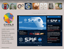 Tablet Screenshot of camilographics.com